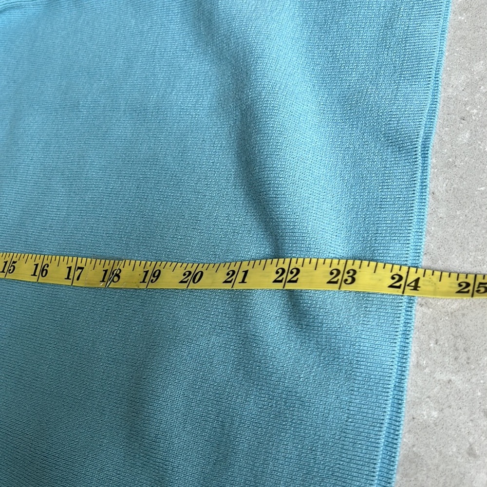 Chicos Womens Blue Turtleneck Sweater Size Medium Coolmax Technology NWT - Picture 8 of 12